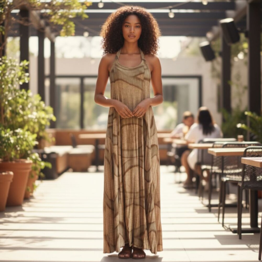 Vintage Maxi Dress - Picture 1 of 9